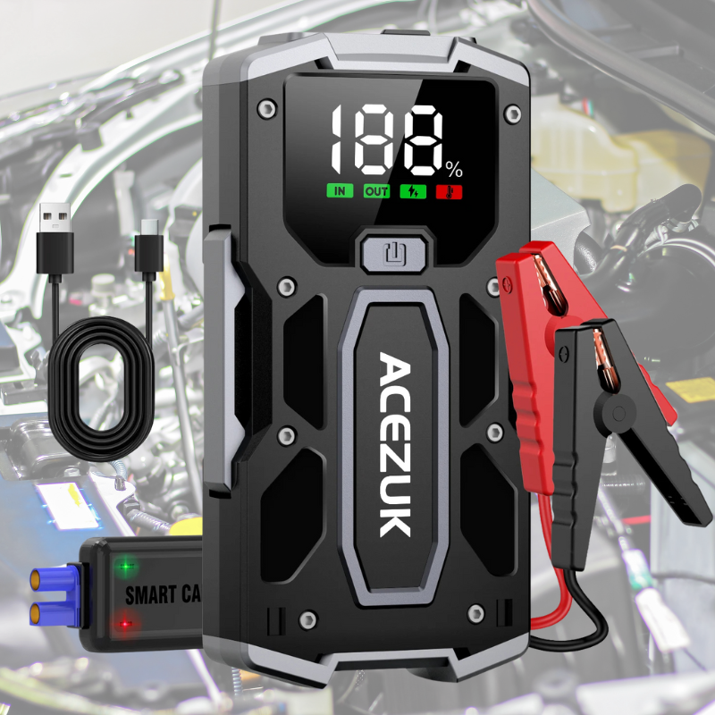 High-Powered Car Starter & Emergency Power Bank - 3000A
