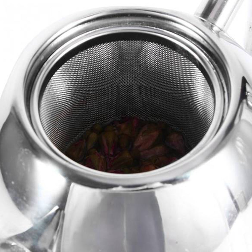 Elegant Stainless Steel Tea Kettle with Removable Filter