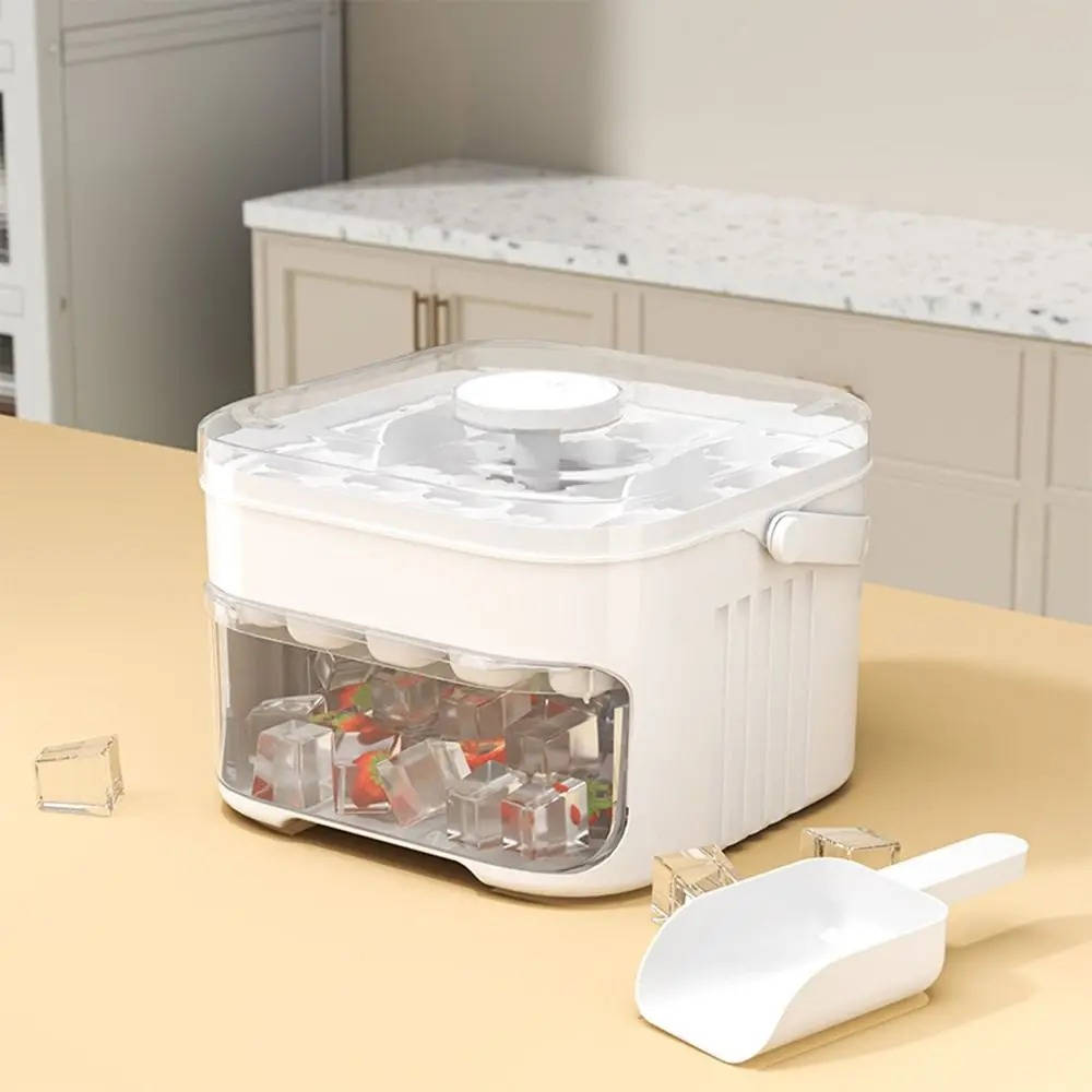 Dual-Layer Ice Cube Maker for Effortless Freezing