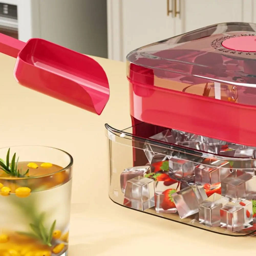 Dual-Layer Ice Cube Maker for Effortless Freezing