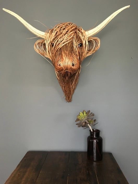 Cow Wall Art Decor – Bowie Inspired Design