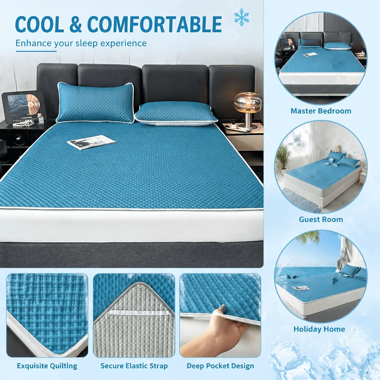 ChillEase – Portable Folding Cooling Sleep Mat