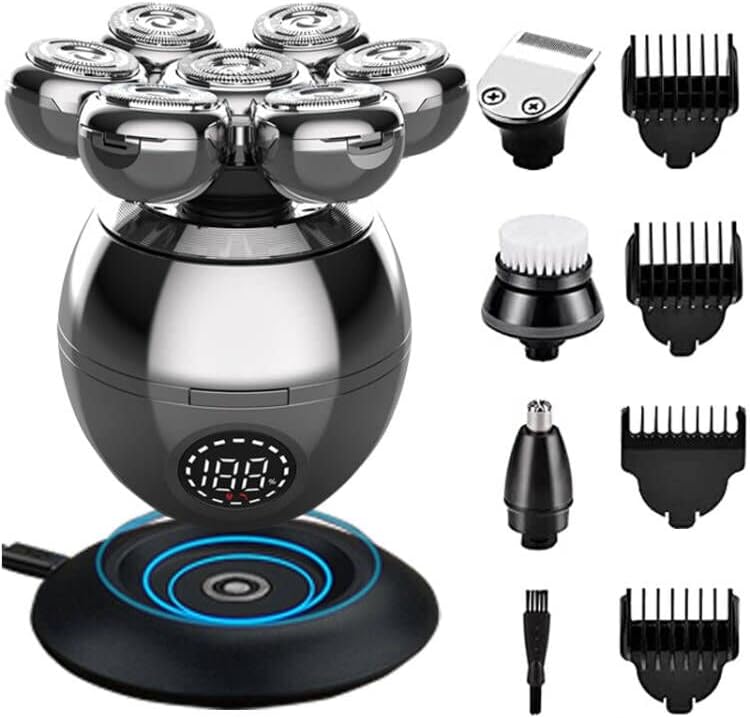 Cordless Precision Head Shaver for Effortless Grooming