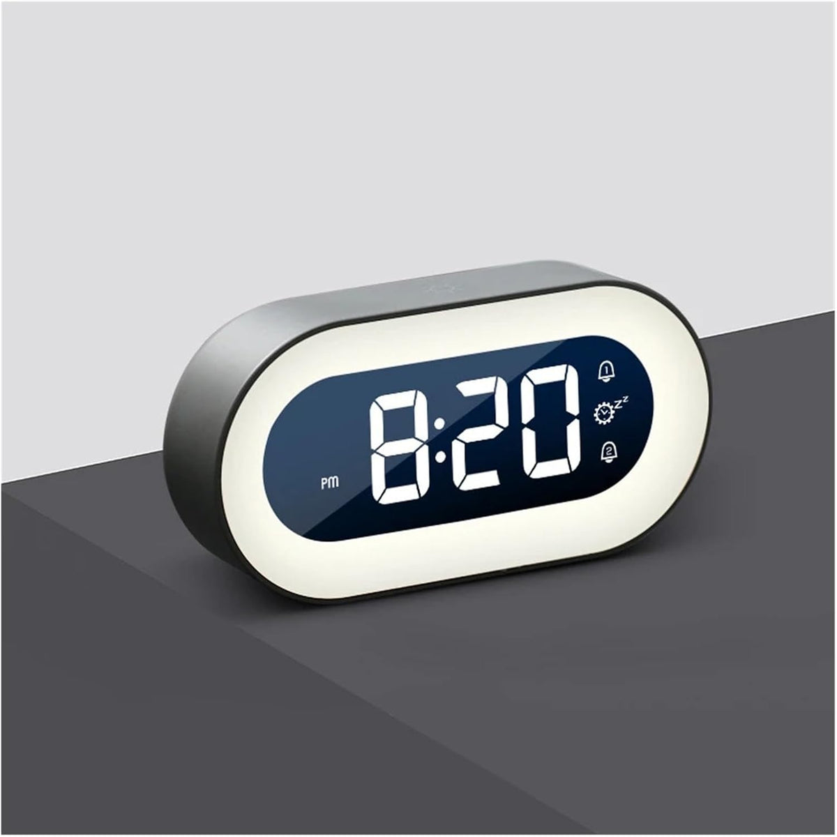 Gentle Awakening Light with Nature Sounds – Rechargeable Alarm Clock