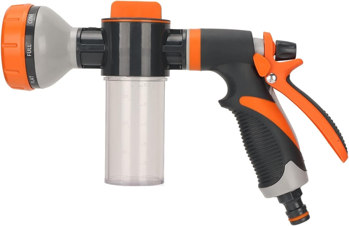 High-Pressure Handheld Shower with 8 Watering Foam Spray Modes