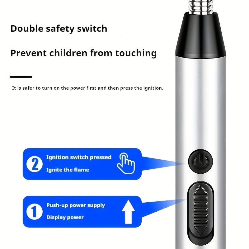 FlameGuard – Compact Windproof Lighter for Outdoor Use