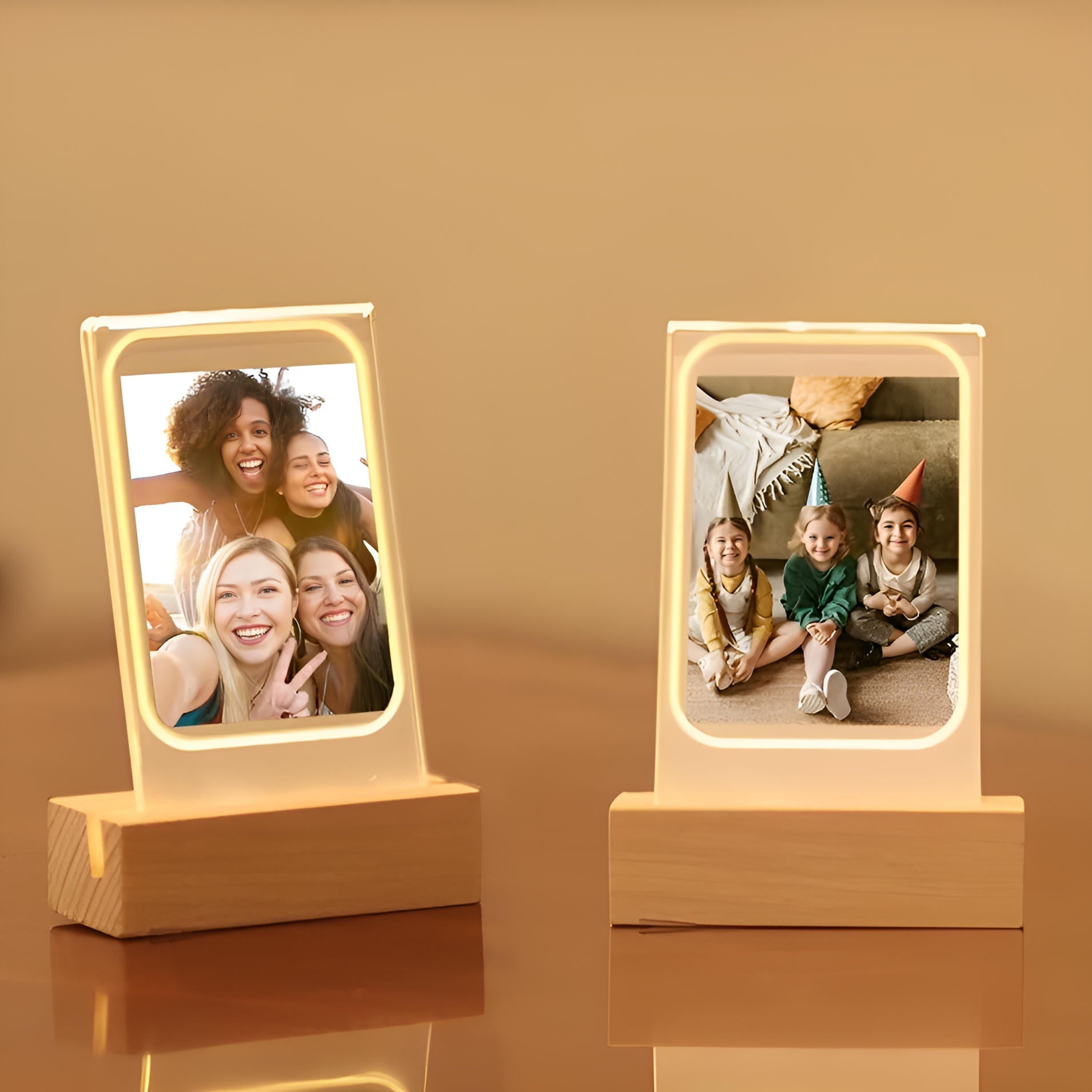 Illuminate Your Memories: Stylish Photo Display Frame