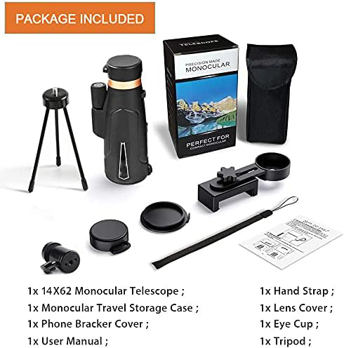 High-Performance Compact Telescope with Smartphone Adapter