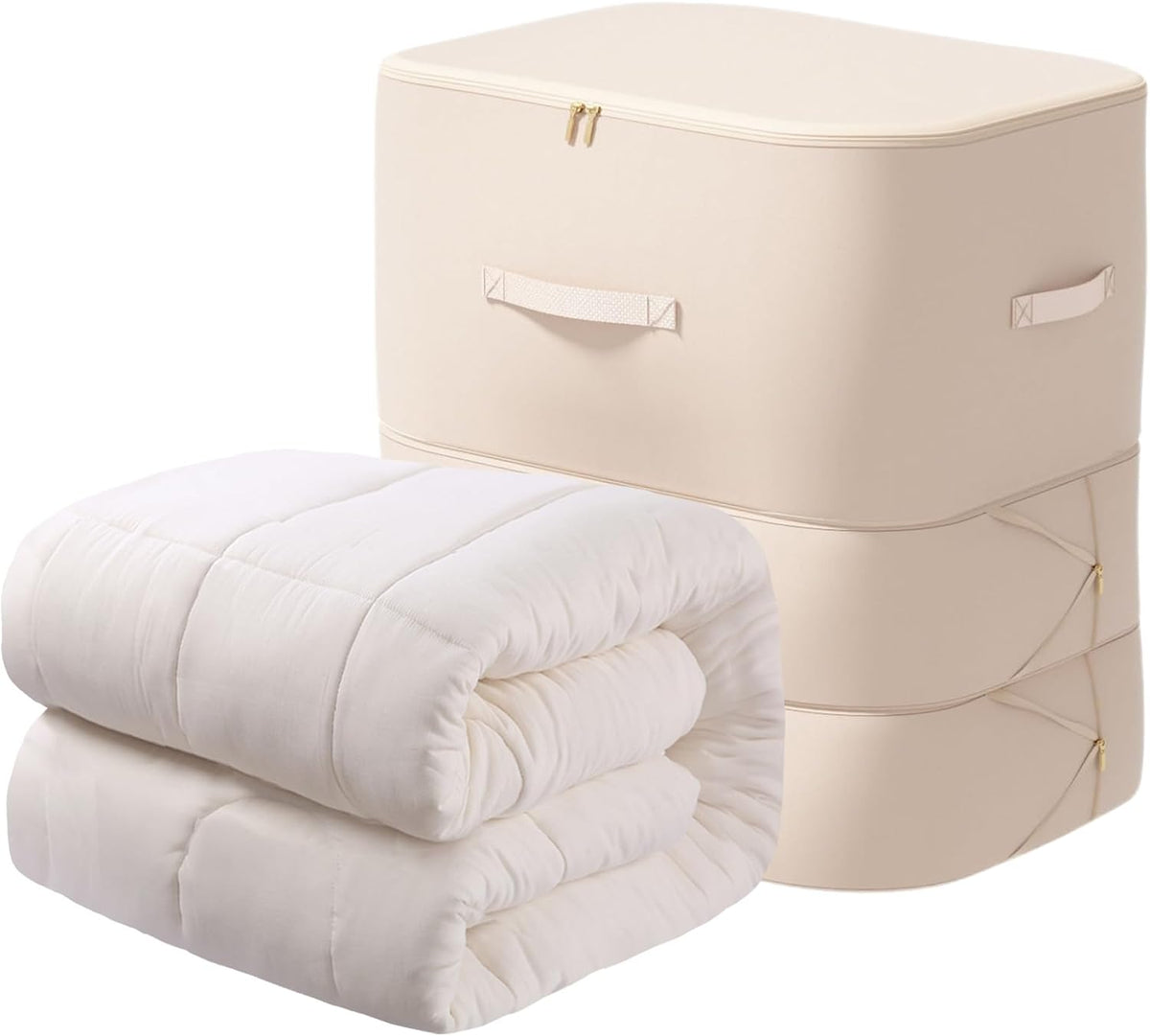 Dustproof Duvet Storage Bag with Self-Compression – Large Size