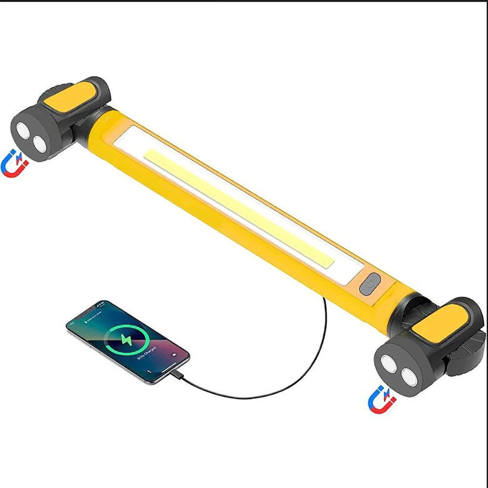 Versatile Rechargeable LED Work Light with Magnetic Attachment