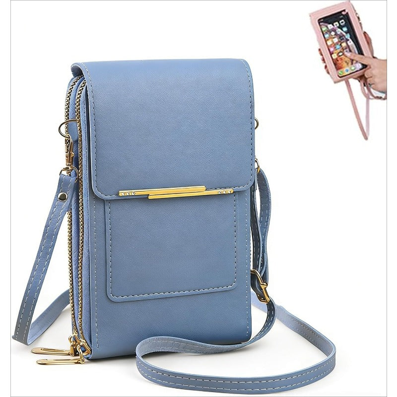 Secure Slim Phone Pouch – Anti-Theft Crossbody Organizer