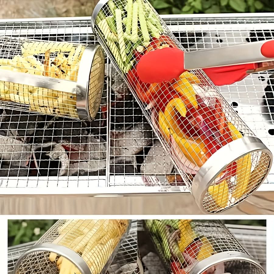 GrillMaster Pro – Versatile Stainless Steel Grill Basket