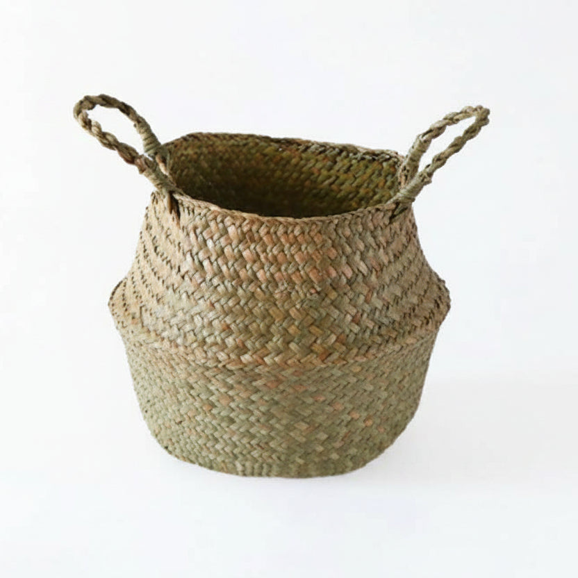Natural Harmony – Handcrafted Seagrass Storage Basket