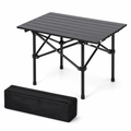 Powder-Coated Carbon Steel X-Frame Folding Table (Carry Bag Included)