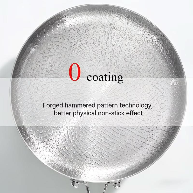 CulinaryEase – Premium Stainless Steel Non-Stick Frying Pan