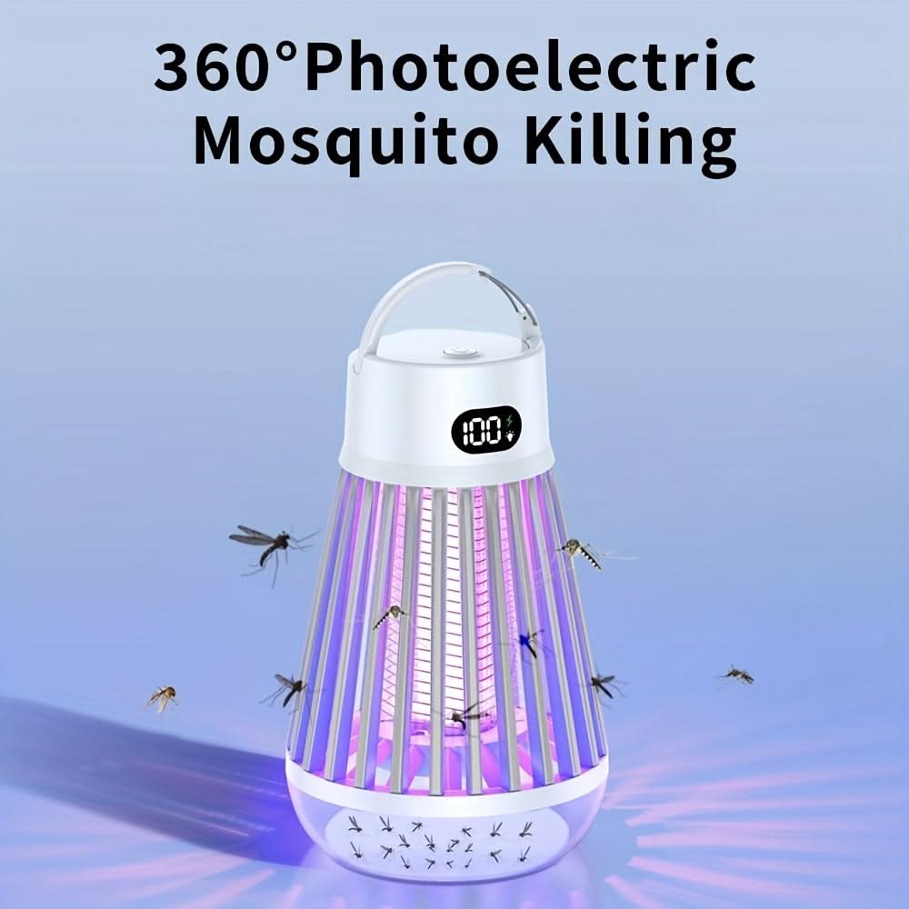 BuzzAway – Wireless Mosquito Zapper with Versatile Hanging Hook