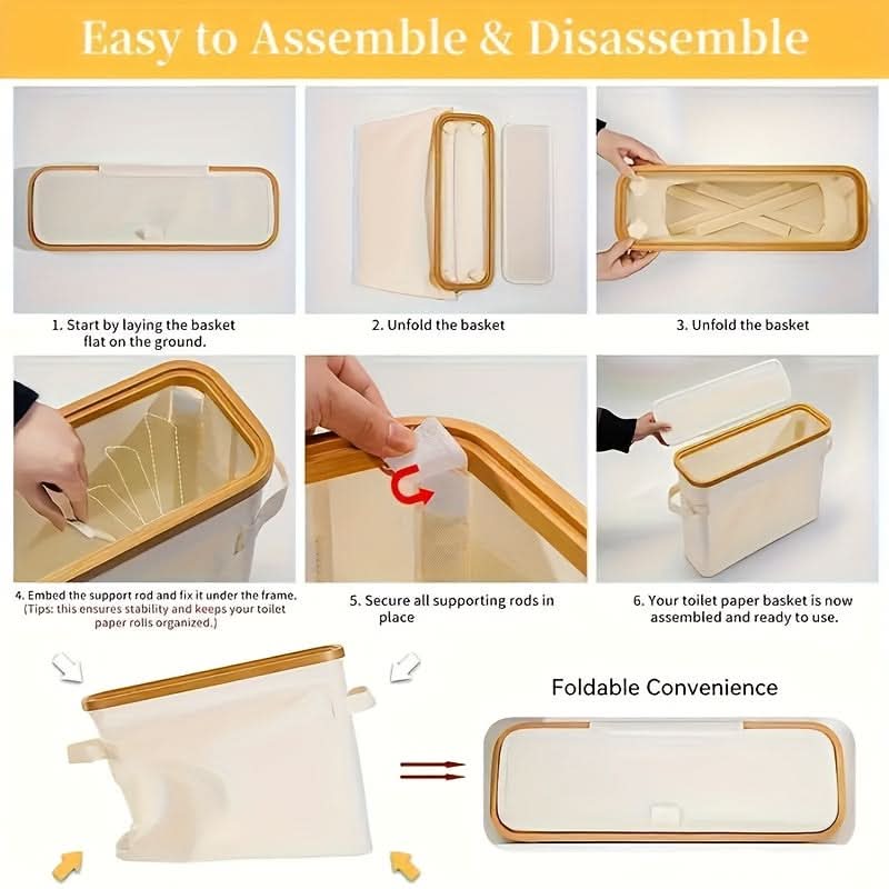 Elegant Freestanding Organizer for Bathroom Essentials