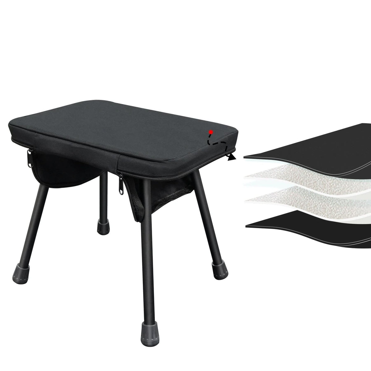 Versatile Portable Folding Seat and Table for Outdoor Adventures