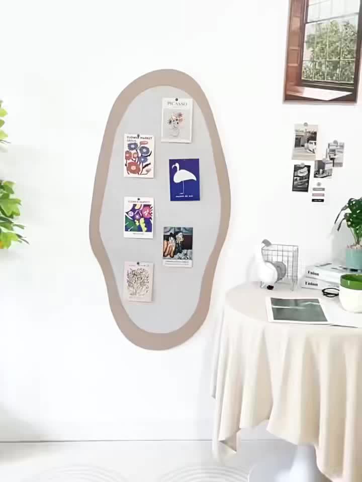 FeltFusion – Stylish Geometric Wall Organizer for Notes & Photos