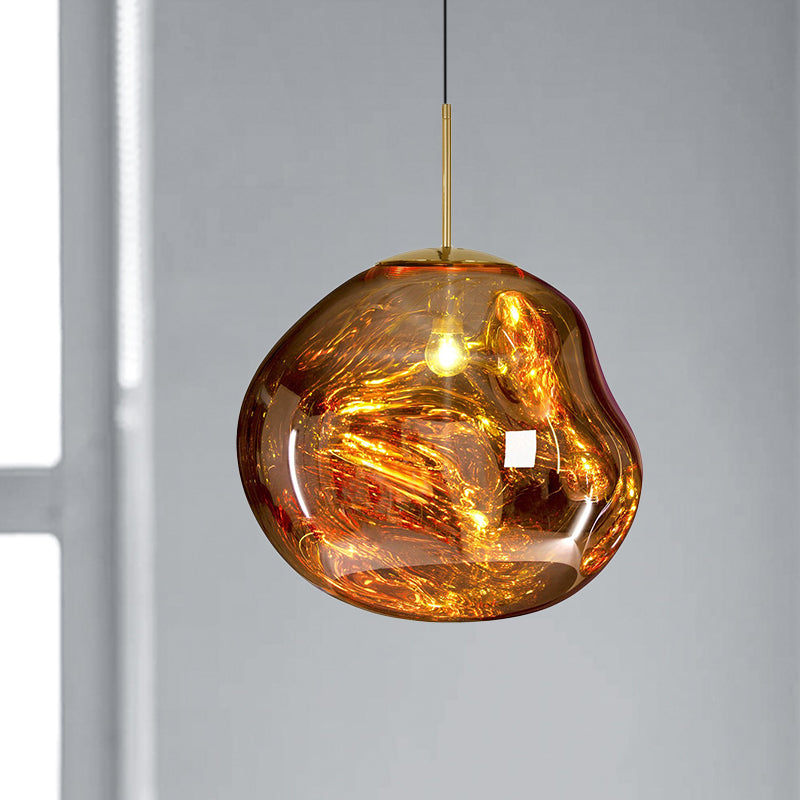 Ceiling Light Fixture in Contemporary Glass Design