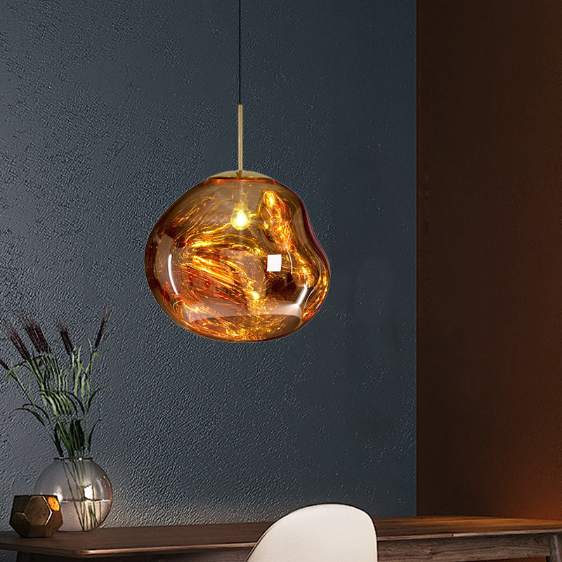 Ceiling Light Fixture in Contemporary Glass Design