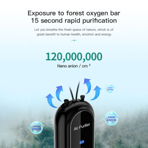 Portable Air Purifier Pendant | Rechargeable Air Cleaner Necklace