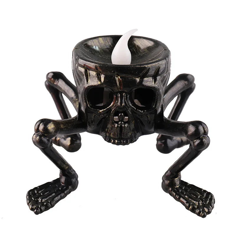Spooky Skeleton Hand Battery-Operated Tea Light Candles