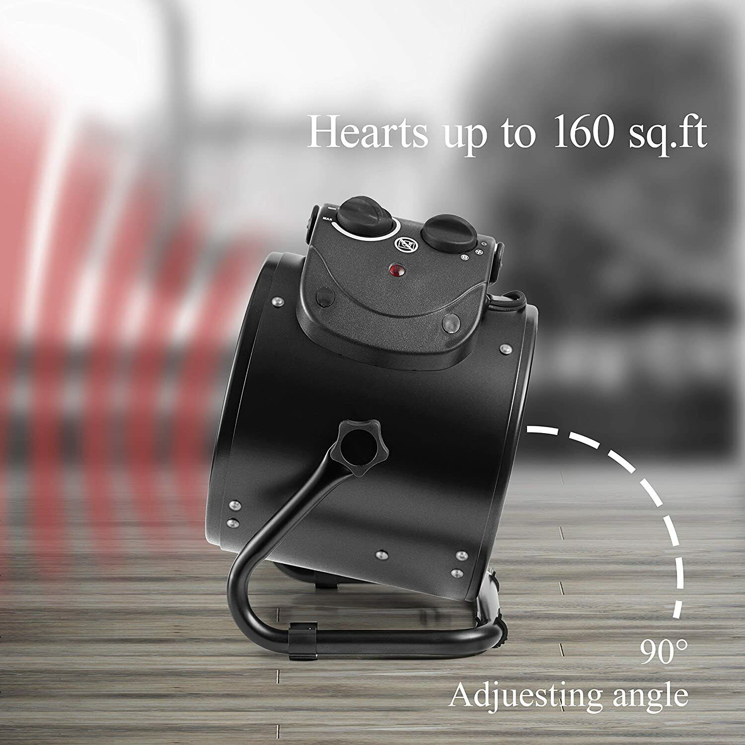 Rapid Warmth Electric Heater for Greenhouse and Workspace
