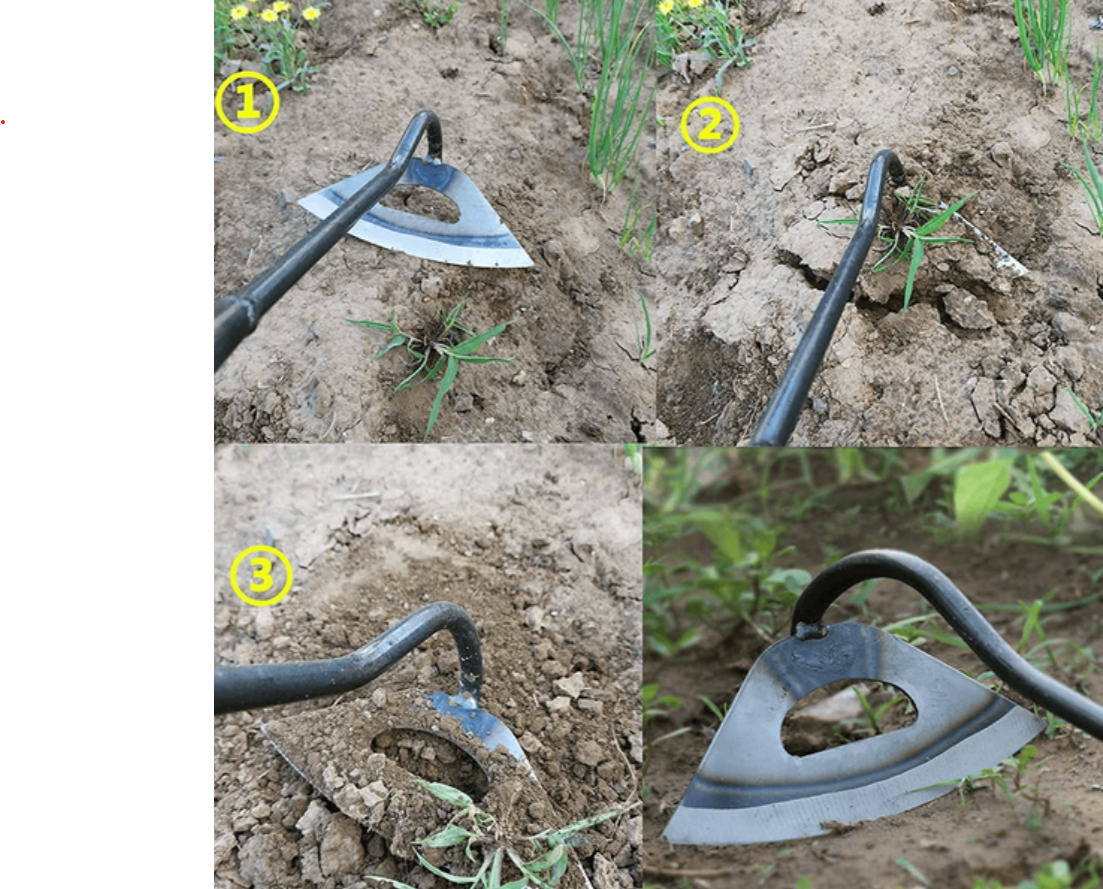 Durable Steel Garden Hoe for Effortless Weeding