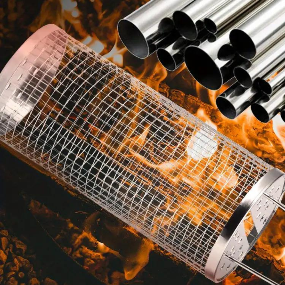 Premium Stainless Steel Grilling Basket for BBQ