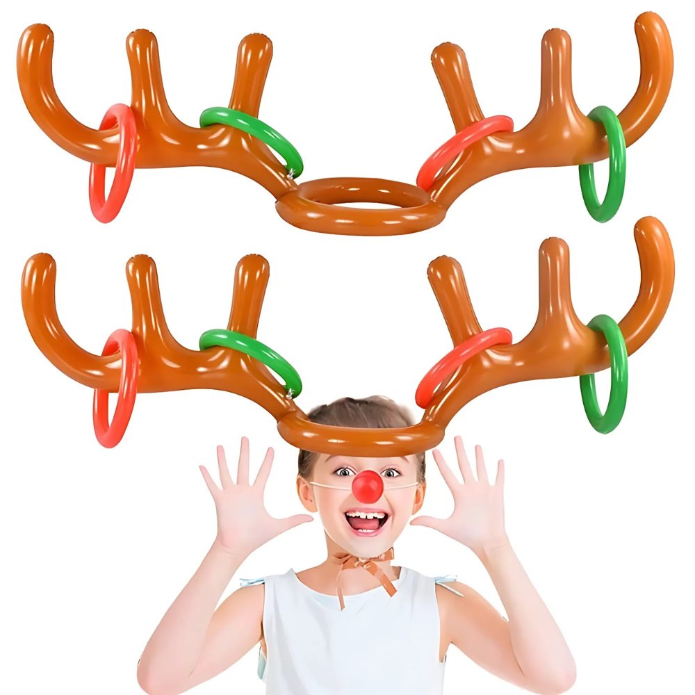 Festive Antler Ring Toss Game for Holiday Cheer