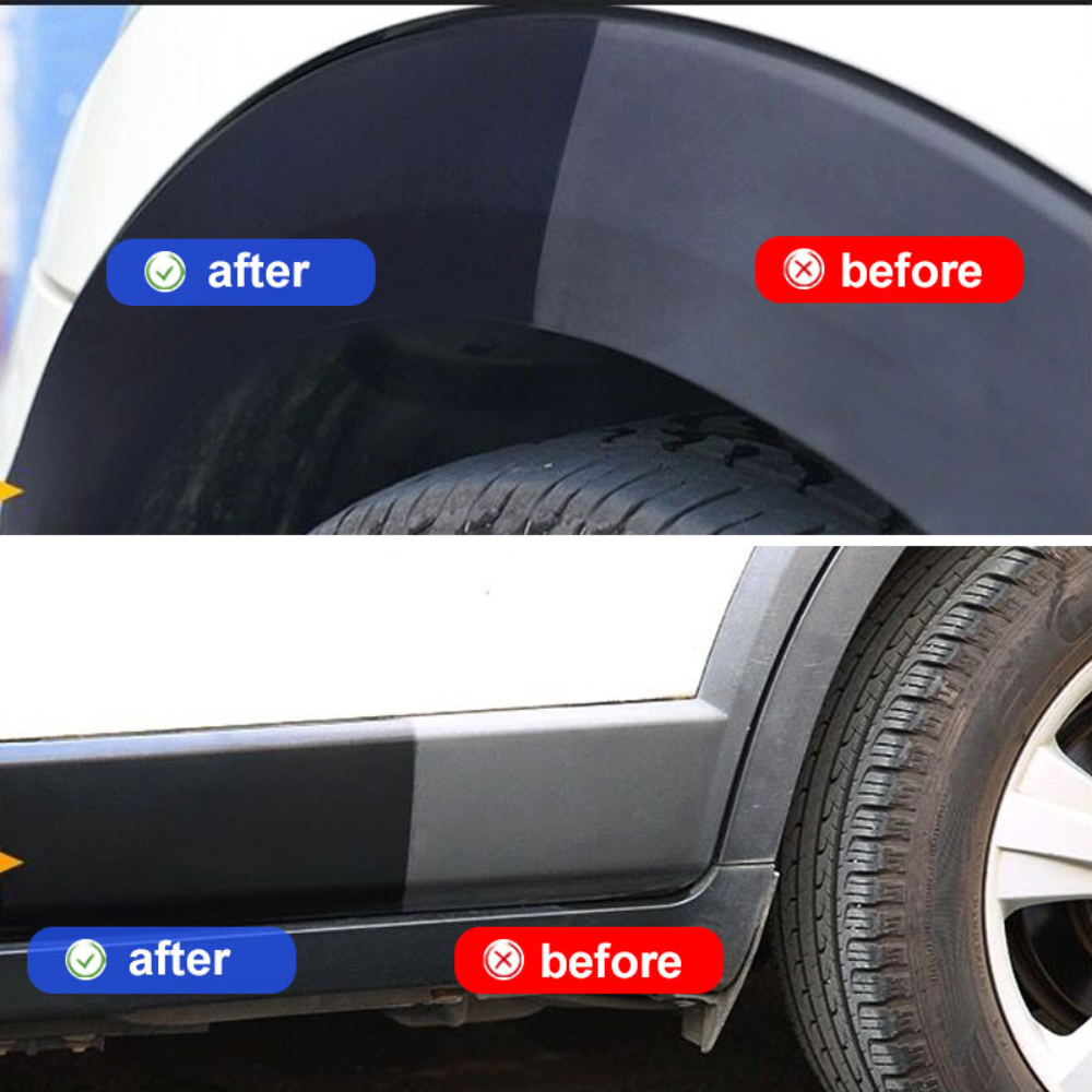 Revive Your Vehicle's Gloss with Premium Black Trim Restorer