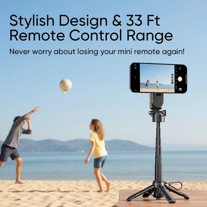 MagniSnap Selfie Tripod with Wireless Remote – Versatile Phone Mount