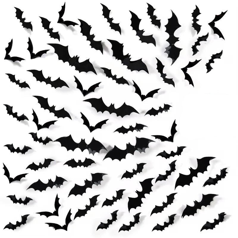 Lifelike Halloween Bat Wall Decor for Spooky Ambiance