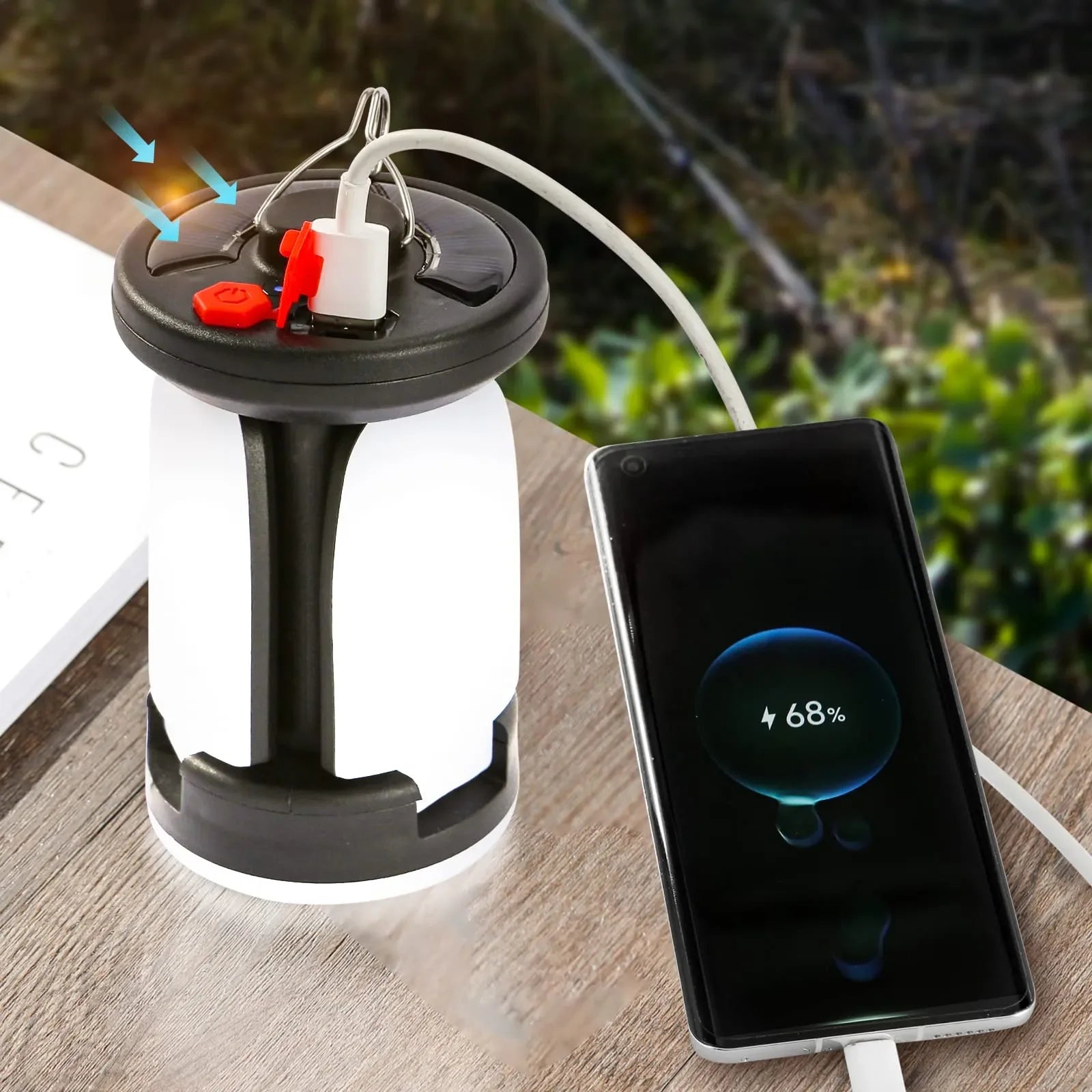 SunChaser LED Camping Lantern – 500LM Rechargeable Light with 6 Modes