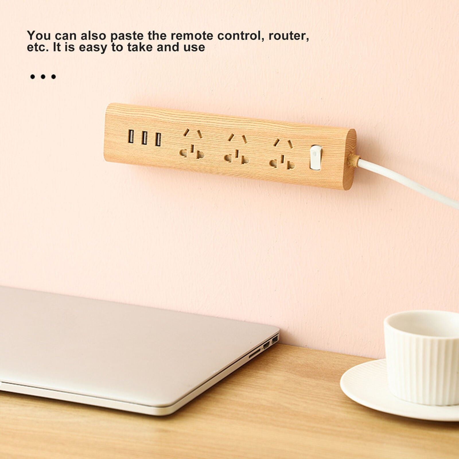 Cord Management Adhesive Wall Mount Organizer