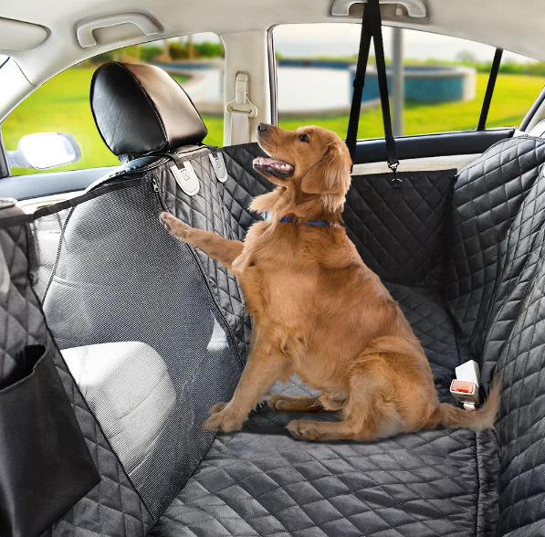Ultimate Waterproof Dog Car Hammock for Backseat Protection