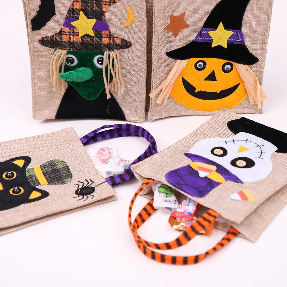 Spooktacular Reusable Treat Bags for Halloween Fun