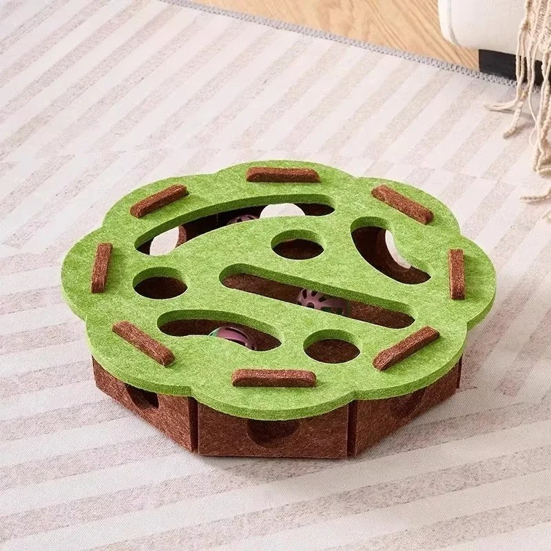 Feline Fun Zone Puzzle Toy Box