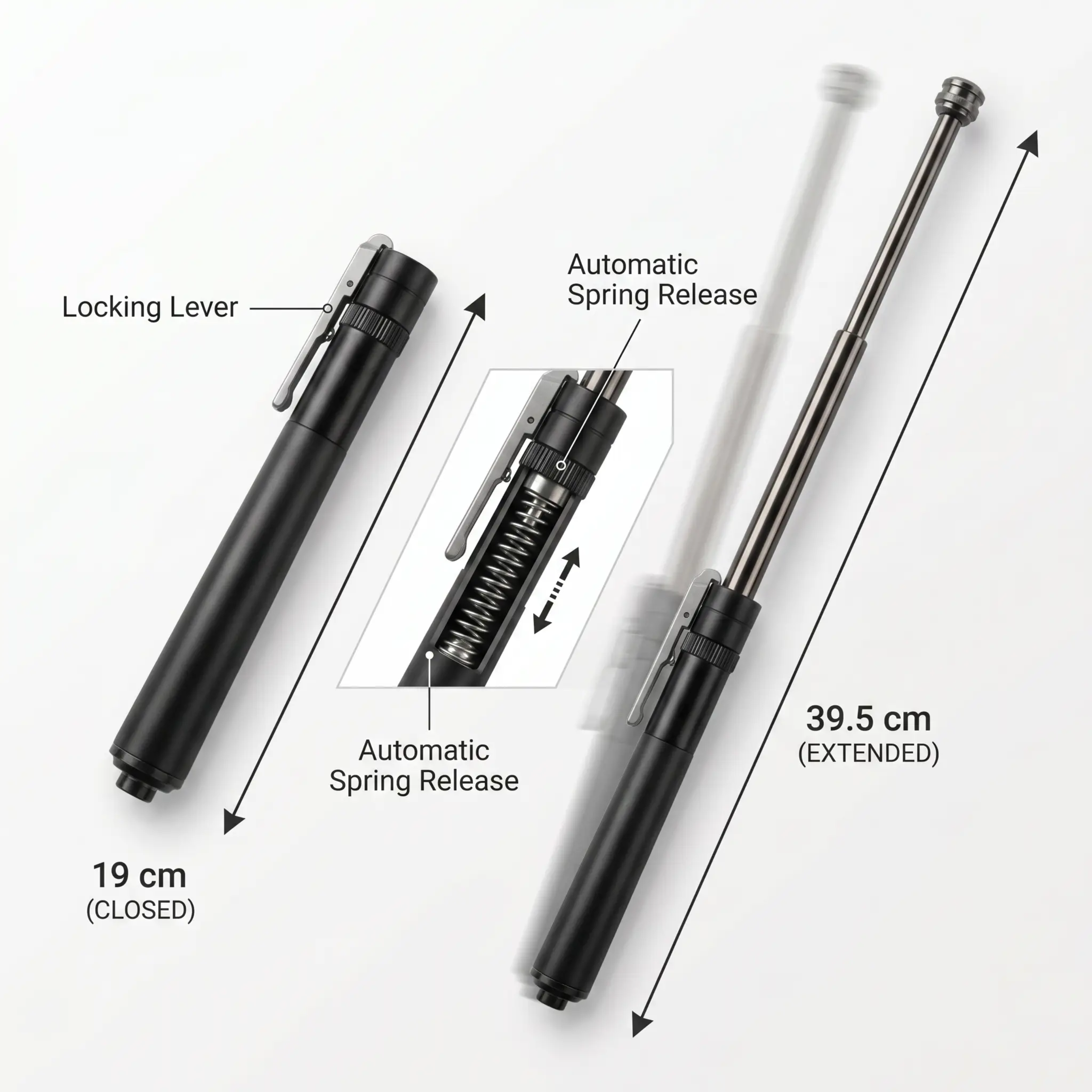 Compact Extendable Defense Wand – Personal Safety Companion