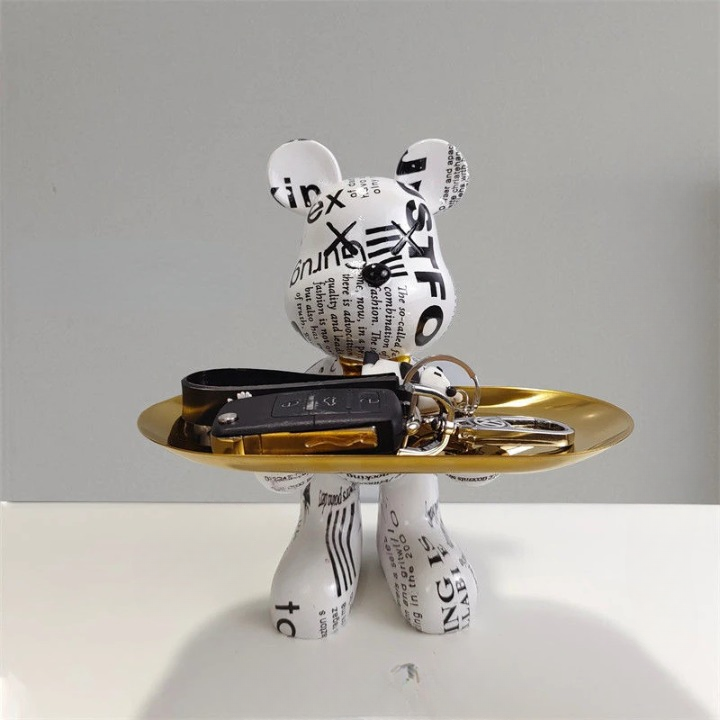 Bruno Bear Table Decoration – Stylish Storage Figure