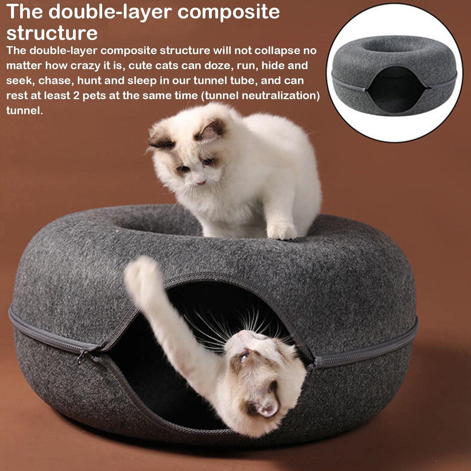 CozyPlay Cat Tunnel Retreat