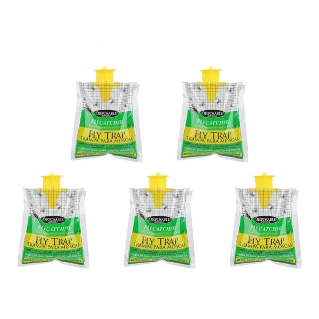 Eco-Friendly Disposable Fly Catcher for Outdoor Use
