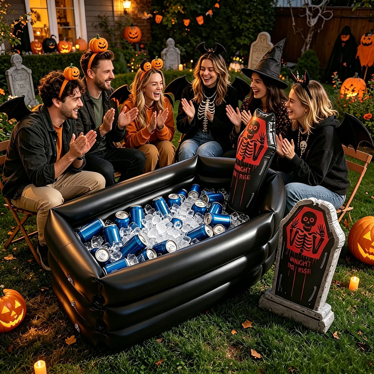Chilling Spirits - Inflatable Halloween Grave Cooler