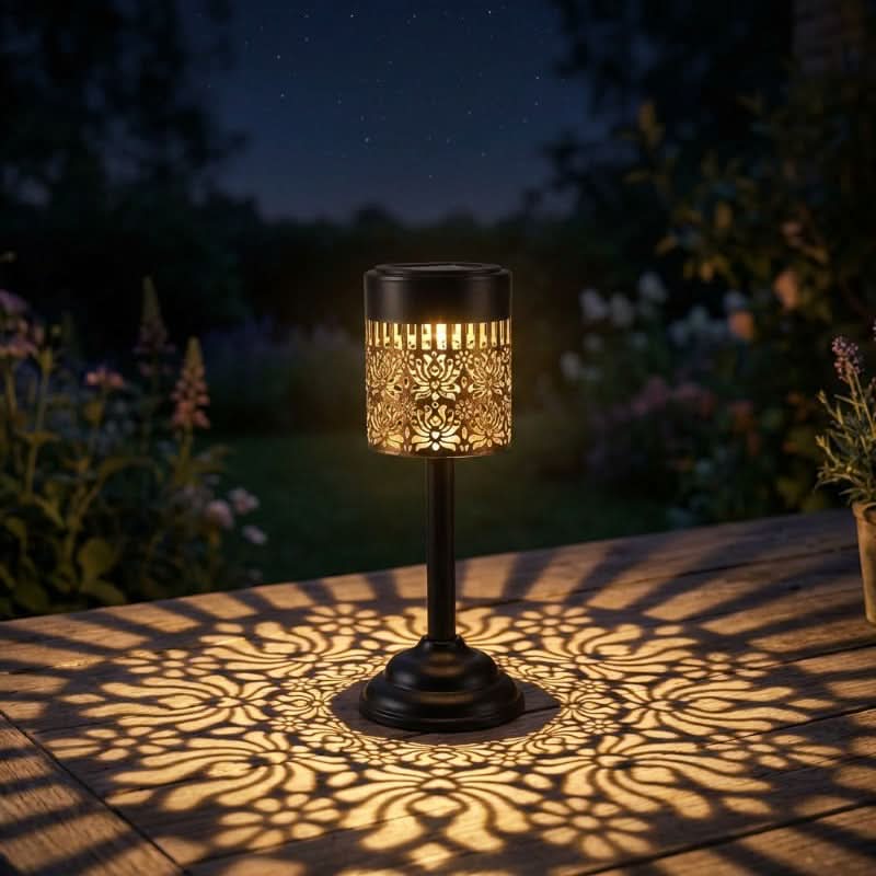 Luminara – Solar-Driven Floral LED Garden Light