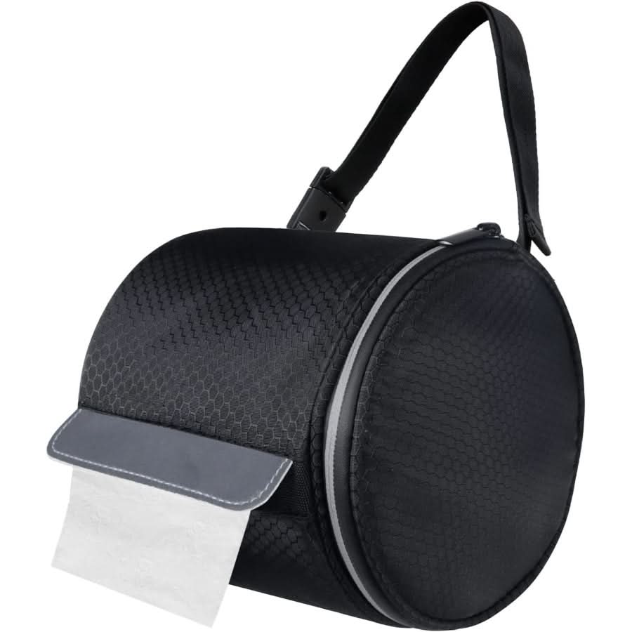 Stylish Geometric Toilet Paper Organizer with Fabric Cover