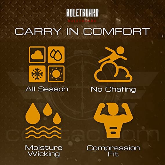 Universal Concealed Carry T-Shirt Holster for Men and Women