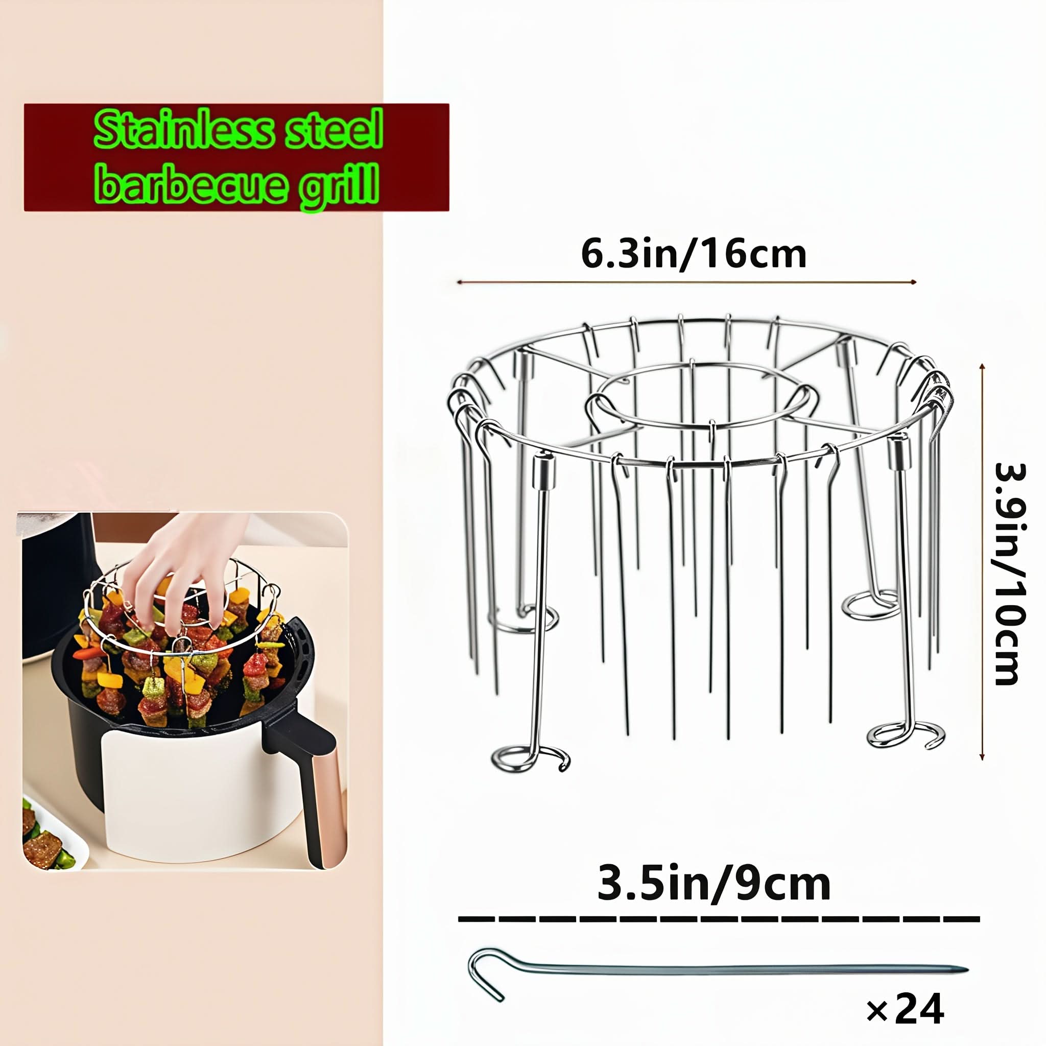 SkewerMaster - Premium Vertical Cooking Rack Set