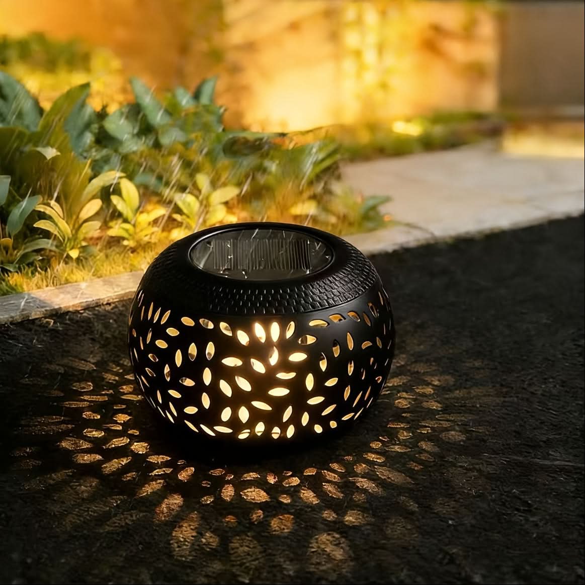 LumaGlow – Portable Solar-Powered Table Lamp for Outdoor Ambiance