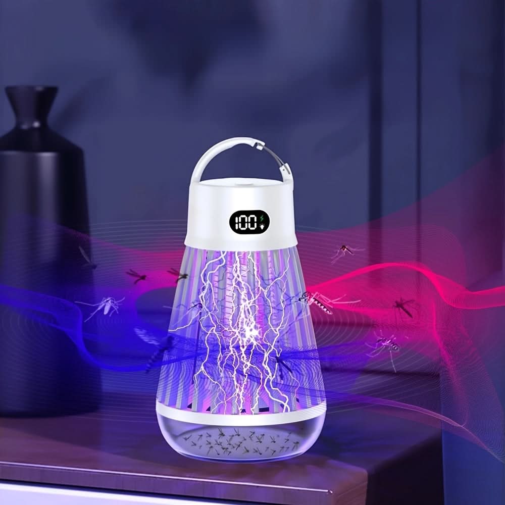 BuzzAway – Wireless Mosquito Zapper with Versatile Hanging Hook